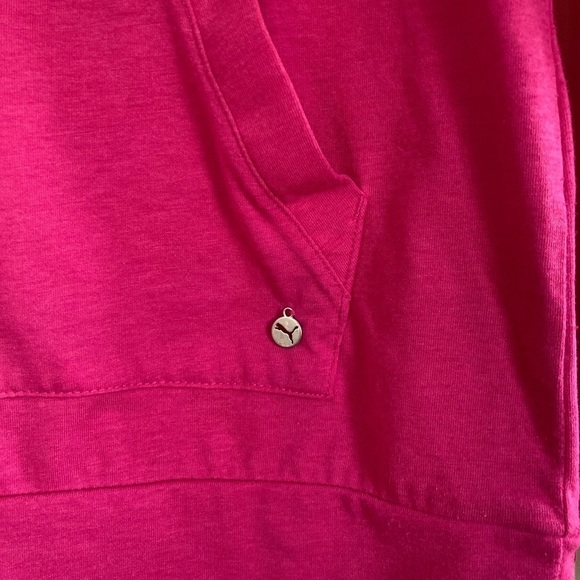 PUMA lightweight pink hoodie. Size S - Picture 3 of 6